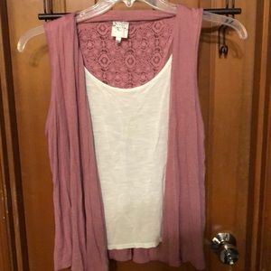 Shirt with sewn in cover